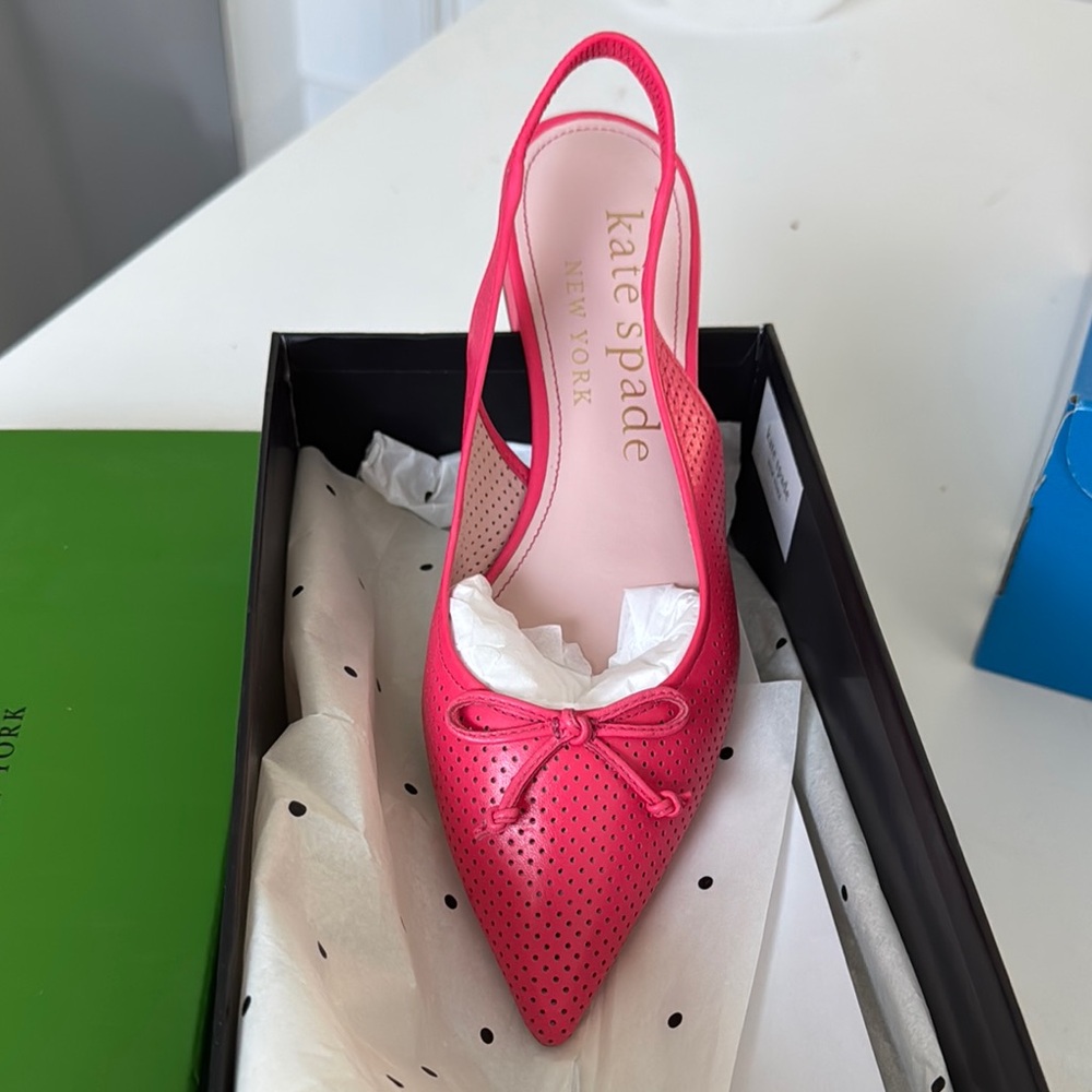 Kate Spade “Veronica” Pink Slingback Women's Shoes